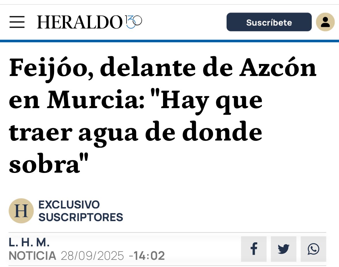 Feijóo se acaba de reír de los aragoneses en presencia de nuestro Presidente ausente y silente.

Con Azcón no tenemos un Presidente, tenemos un candidato a Ministro que antepone sus intereses a los de Aragón.