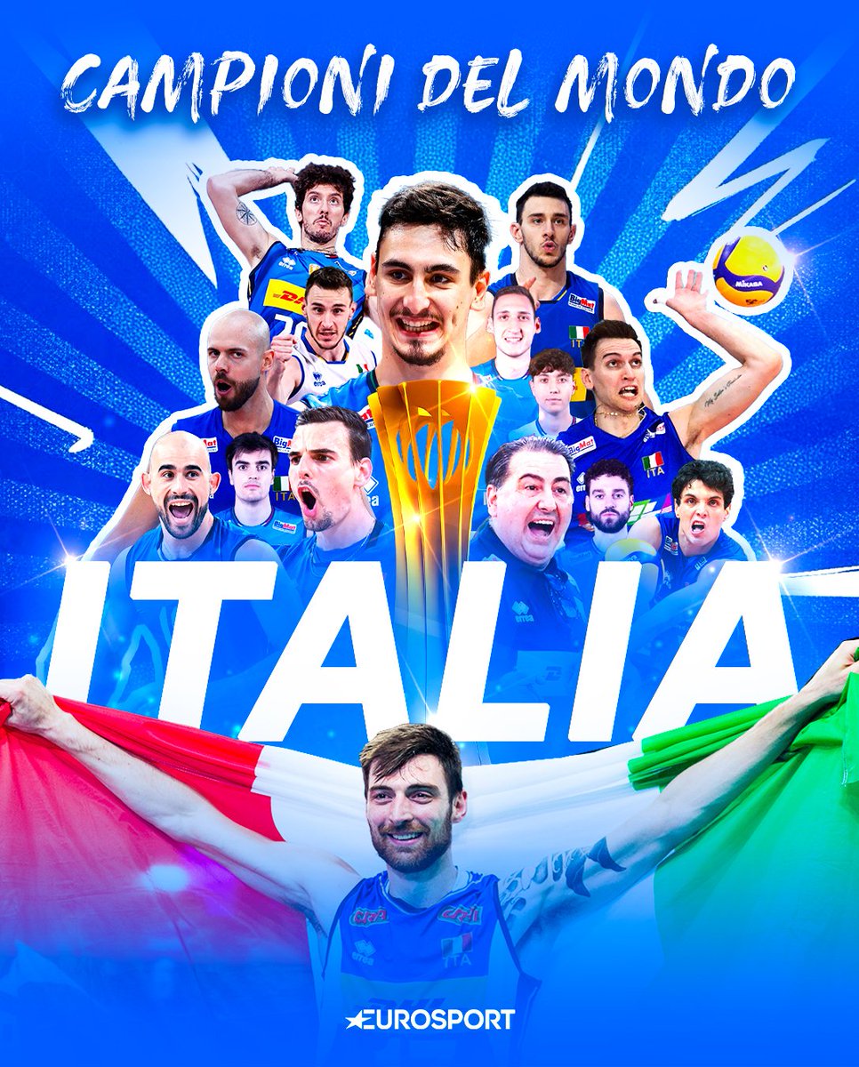 PaneeCinismo's tweet photo. Siamo i campioni del mondo.
Siamo le campionesse del mondo.
Siamo la cazzo di Italia, siamo sul tetto del mondo e non ce n'è per nessuno.

I-N-V-I-N-C-I-B-I-L-I
#italvolley https://t.co/QtULeNOp7i
