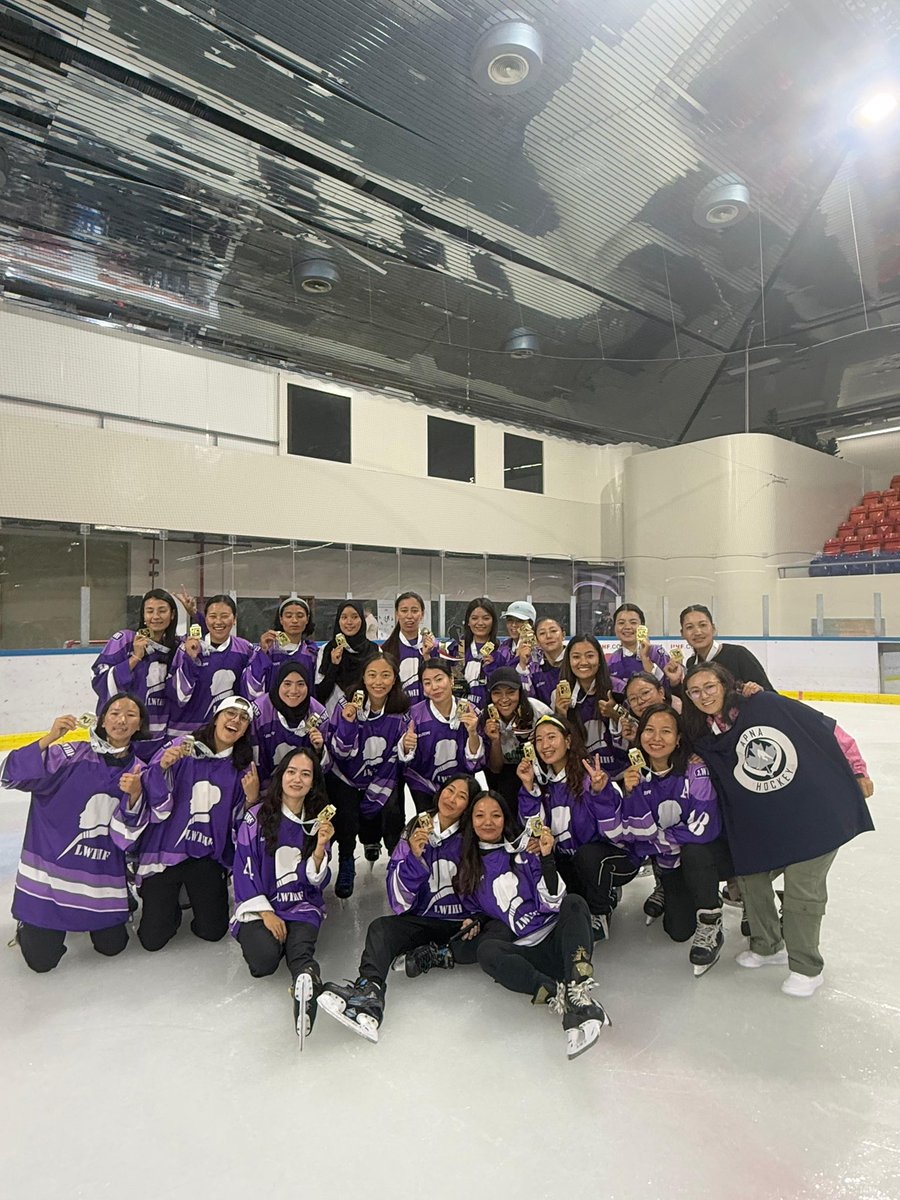 At a time when #Ladakh is going through turbulence and uncertainty, our daughters have given us a reason to hold our heads high.

Gold at the Union Ice Hockey Tournament 2025 in UAE. 🇮🇳✨

Thanks to <a href="/firefurycorps/">@firefurycorps_IA</a> &amp; #ladakhscout for support!