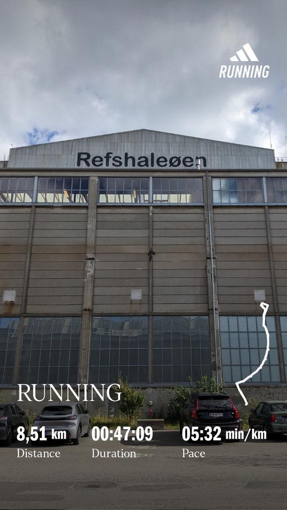 Endelig taget mig sammen og fik besejret dørtrinnet. 

Hovedet op
Skuldrene ned
Find flow

#TWrunDK ✌️