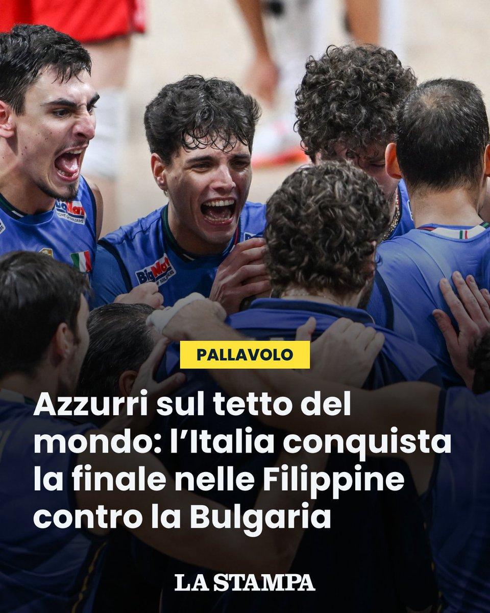 L’Italia è campione del mondo per la quinta volta, la Bulgaria battuta 3-1.

#italia #pallavolo #mondiali