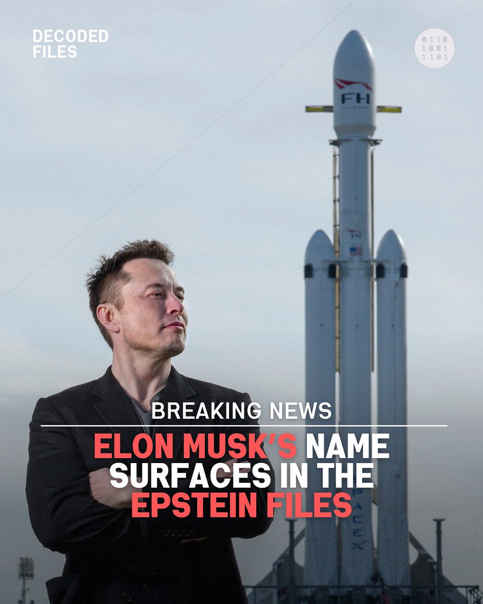 decoded_files's tweet image. 🚨 Big names keep surfacing in the Epstein files… and people are shocked. 👀

One name trending right now: Elon Musk.
What’s true? What’s rumor? And why are so many records still sealed?

#EpsteinFiles #HiddenNetworks #EliteSecrets #QuestionEverything #EyesWideOpen