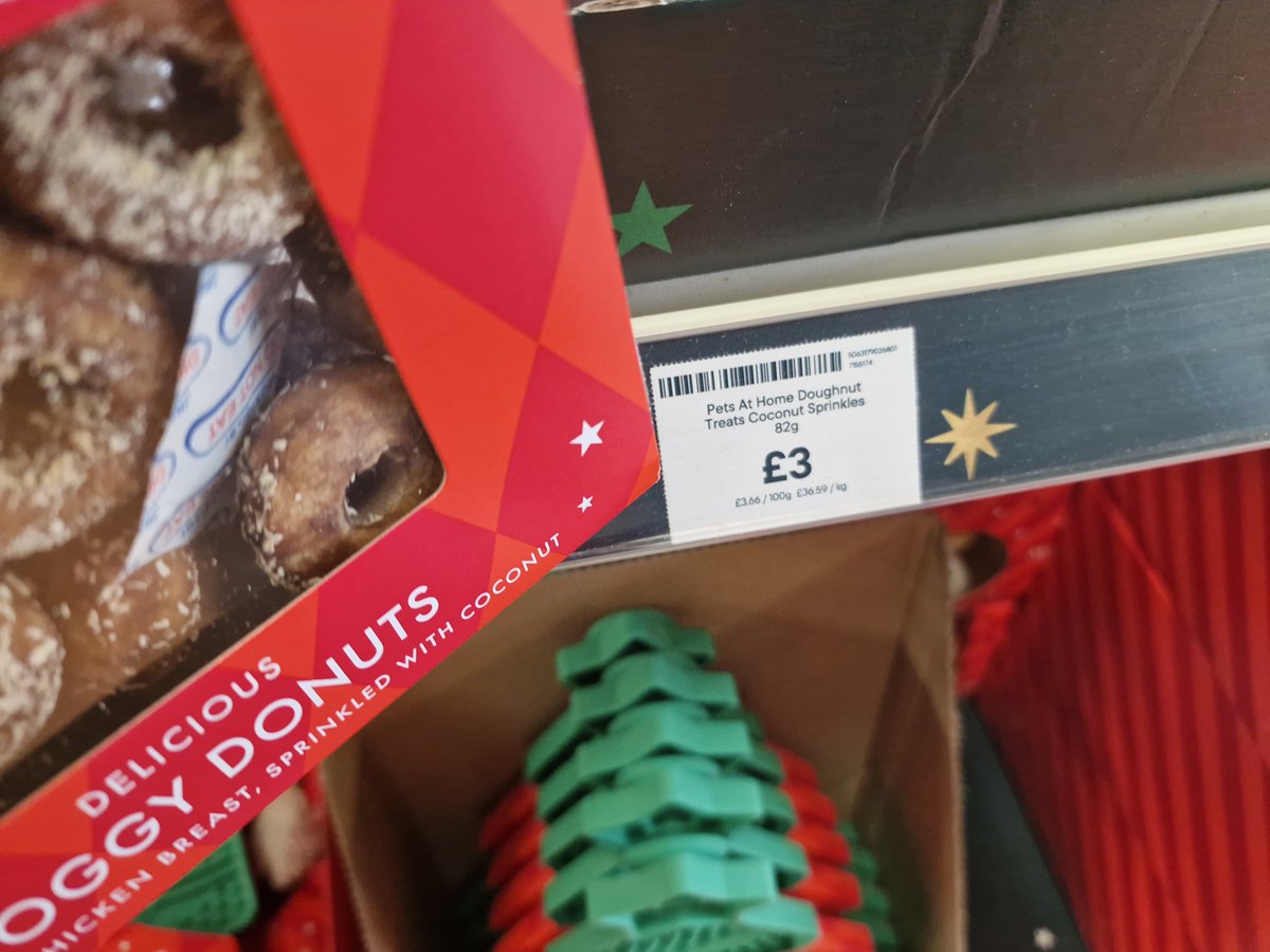 Another day, another UK company incapable of using the correct spelling of "doughnut".

Today's culprit is Pets at Home. I will give them credit though; it's at least accurate on the SEL.