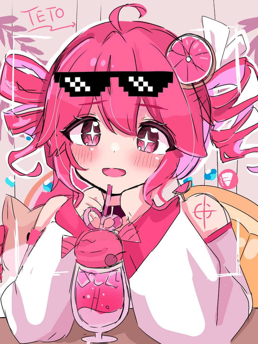 テトカフェありがとうございました！！😭🌺✨️
#重音テト #KasaneTeto