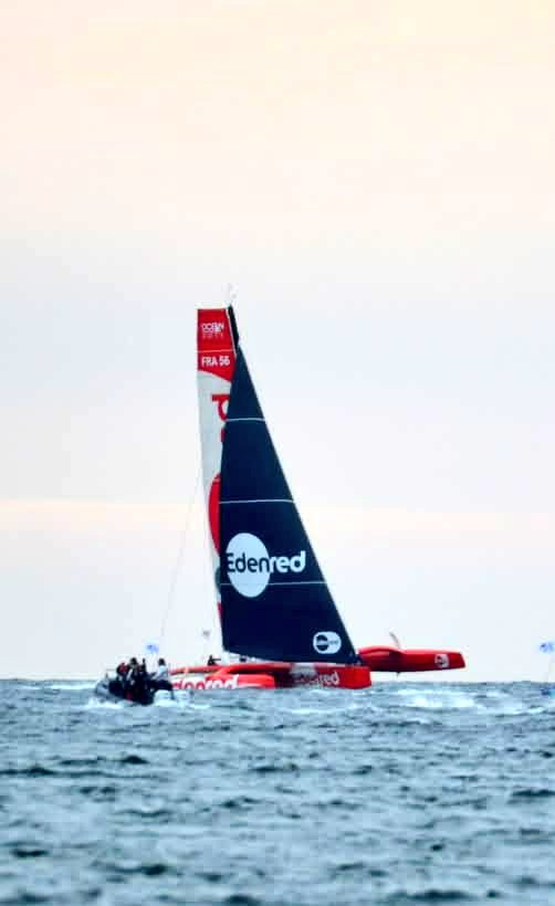 UltimBoat's tweet image. #Ultime #Ultim #OceanFifty #24HUltim 
Edenred d'Emmanuel Le Roch et Basile Bourgnon s'impose, sur les 24H Ultim,pour sa première course. Il devance Koesio et Lazare de quelques encablures.