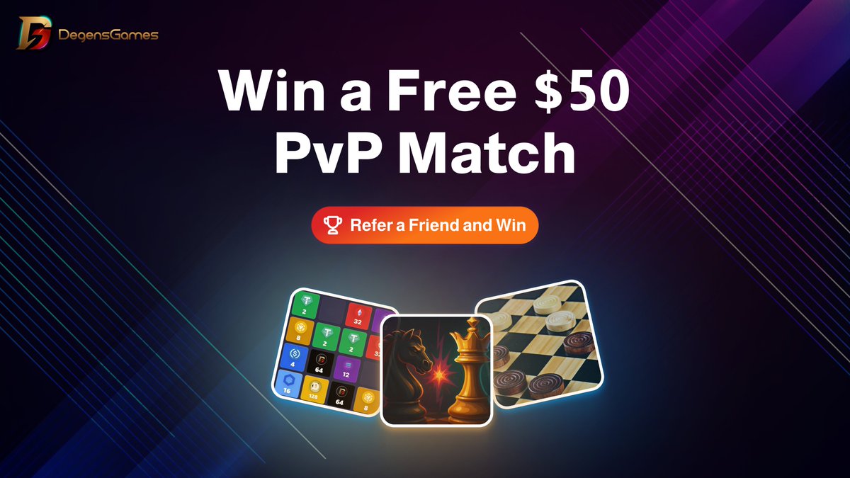 Which friend are you 100% sure you can destroy in Chess, 2048, or Checkers?
Tag them + name the game 👇
One duo gets a free $50 match. Winner takes it all.