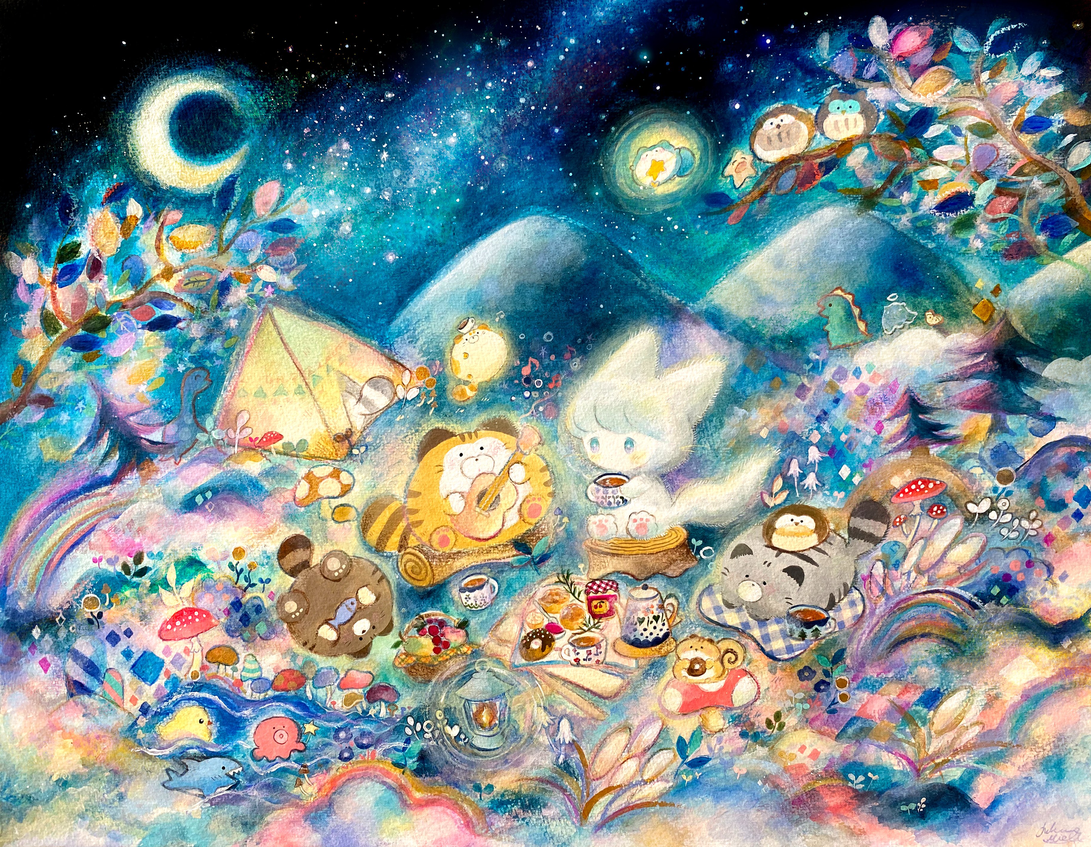 と*と様 ちくわミエル　ちくわエミル　原画　ドローイング　作品 と*と様 ちくわミエル ちくわエミル 原画 ドローイング 作品 と