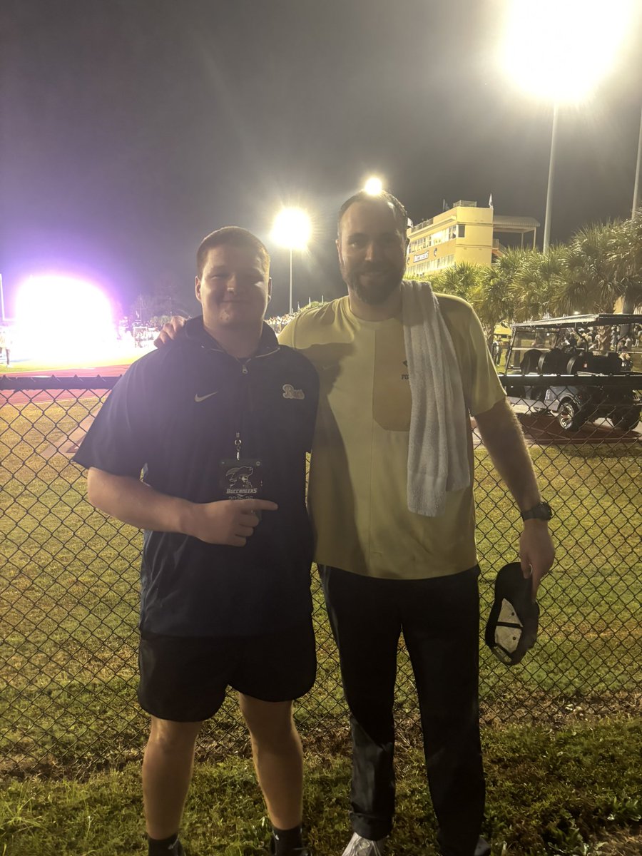 Thank you <a href="/GabeGiardina/">Gabe Giardina</a>, <a href="/Coach_Vince_/">Vince Giardina</a> and <a href="/CoachLMartin/">Landon Martin</a> for having me out to watch <a href="/CSU_FB/">Charleston Southern Football</a>. Great visit, great atmosphere and even better game.

<a href="/SummervilleFB/">Summerville Football</a> <a href="/SummervilleFBRC/">Summerville Football Recruiting</a>