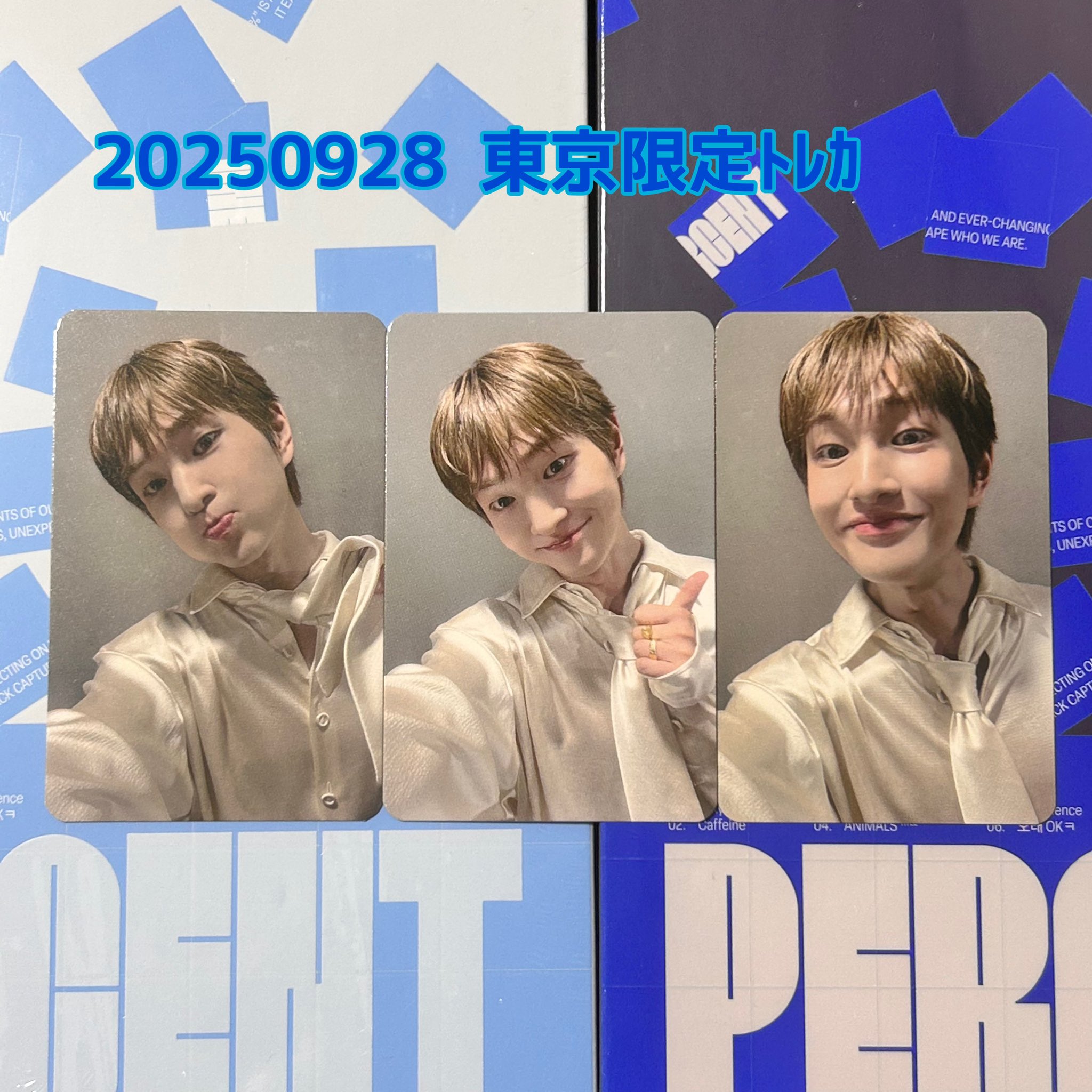 オニュ PERCENT Whoop 東京 特典会 会場販売 トレカ 限定 セット