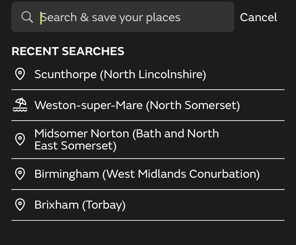 Proof that <a href="/metoffice/">Met Office</a> are among those that sadly are no friends of our counties. You do searches for the forecast, and places come up like this in their local authority area, rather than their county. Why Met Office, just why?
<a href="/britishcounties/">Asc British Counties</a> <a href="/RealCounties/">Campaign for Historic Counties</a> <a href="/UKCounties/">British Counties Campaign</a>