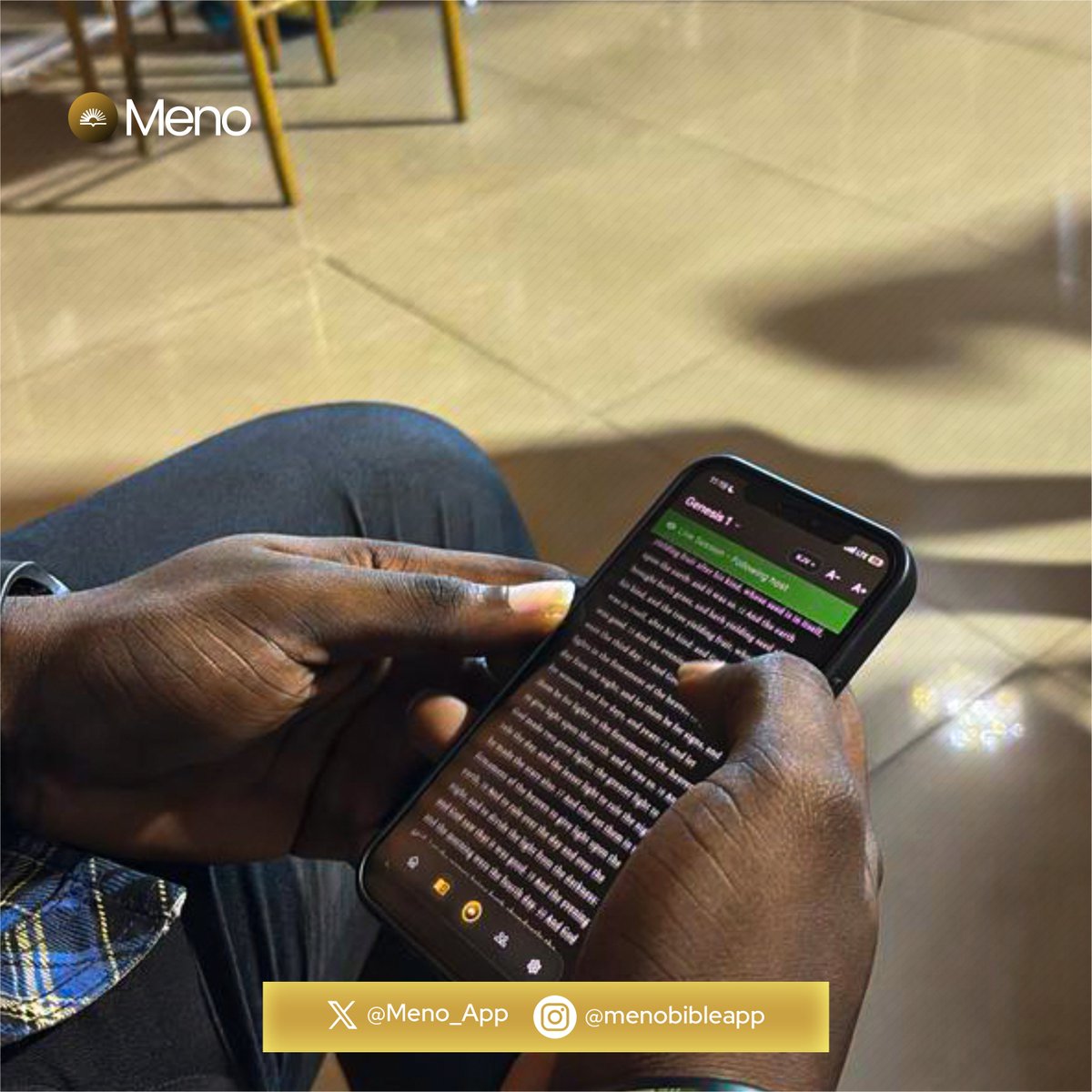 Meno Bible App tweet media