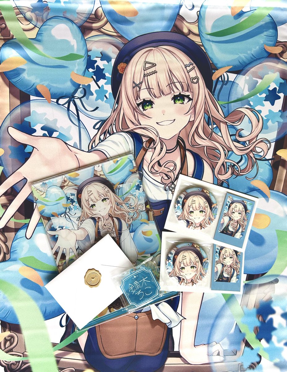 lu7se's tweet image. ⠀ ⠀ ⠀
バースデーグッズ届きました~！！🩵🧡
ろこちゃんカラーでいっぱいのお祝いほんとにかわいくて幸せっ ̫ ᴗ^🎶来年の18歳だってその先だって沢山お祝いさせてね！㊗️𖤐  #つぶやきろこ 
⠀ ⠀ ⠀