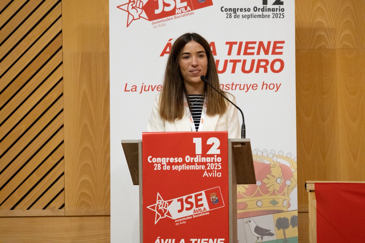 👉 Hoy hemos acompañado a <a href="/JSE_Avila/">Juventudes Socialistas de Ávila</a> en su 12 Congreso

Enhorabuena <a href="/herreroresina/">Javier Herrero</a> por tu elección como Secretario General y suerte y acierto a tu nuevo equipo👏🏼👏🏼👏🏼

Ávila tiene futuro!