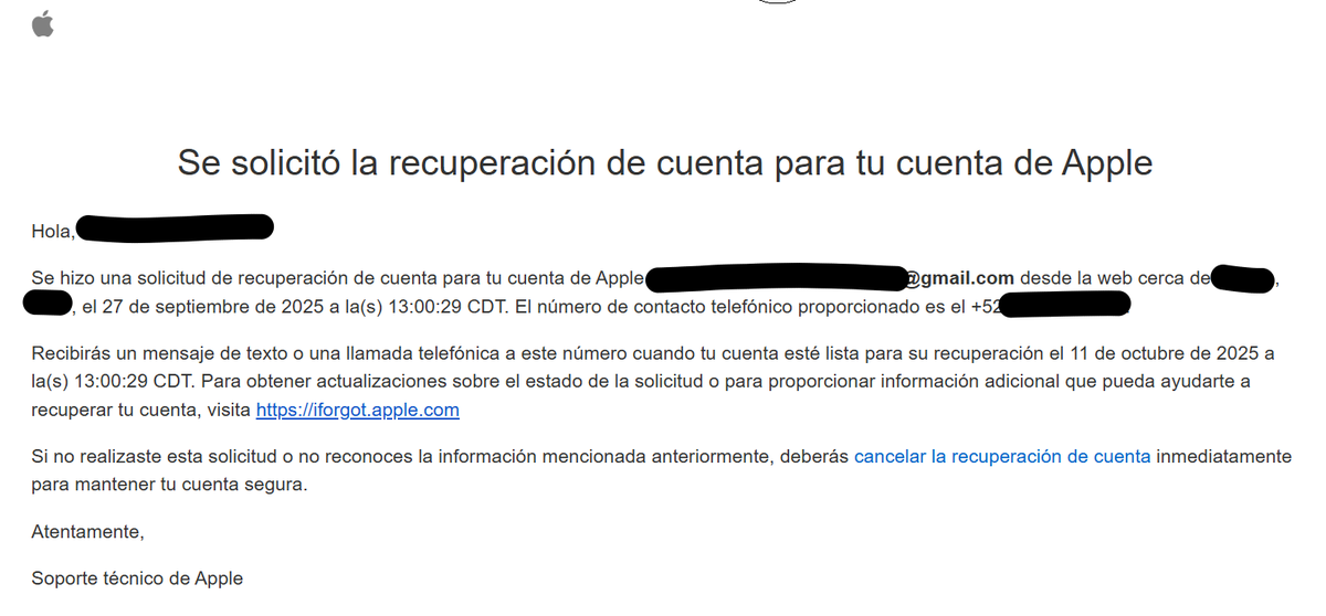 Maldito Apple, lo que me urge es rastrear mi teléfono y me vienen con que hasta el 11 de Octubre podré restablecer mi iCloud sáquense alvvvvvvvvv