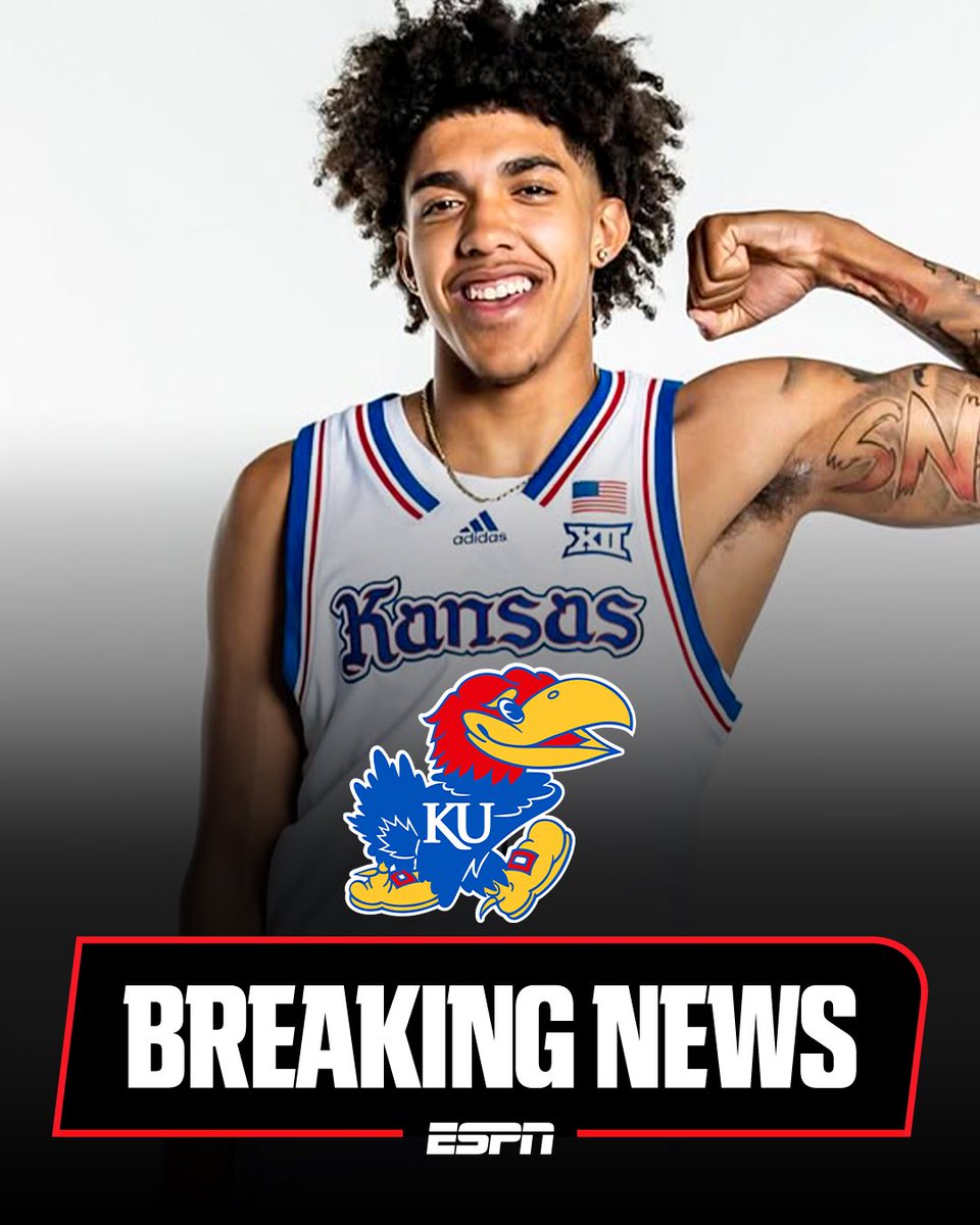 Breaking: Taylen Kinney, the No. 17 ranked player in the SC Next Top 100 for the Class of 2026, has committed to Kansas, he announced.