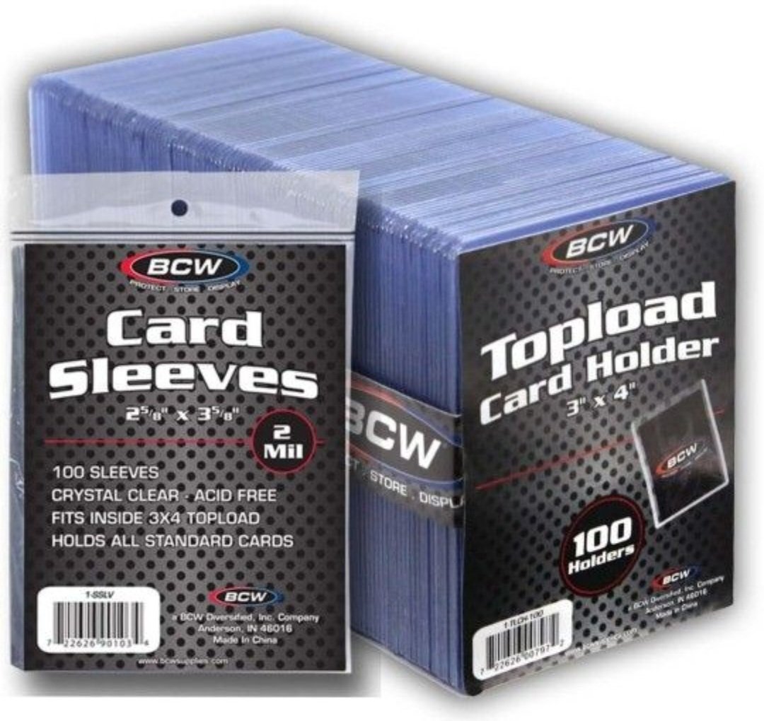 LineDriveSC's tweet image. Check out BCW Combo - 100 BCW Standard 3x4 Toploaders &amp;amp; 100Penny Sleeves - Protector $16 Local Pick Up Only.
 ebay.us/m/LJKZge #eBay via @eBay #MLB #NFL #NBA