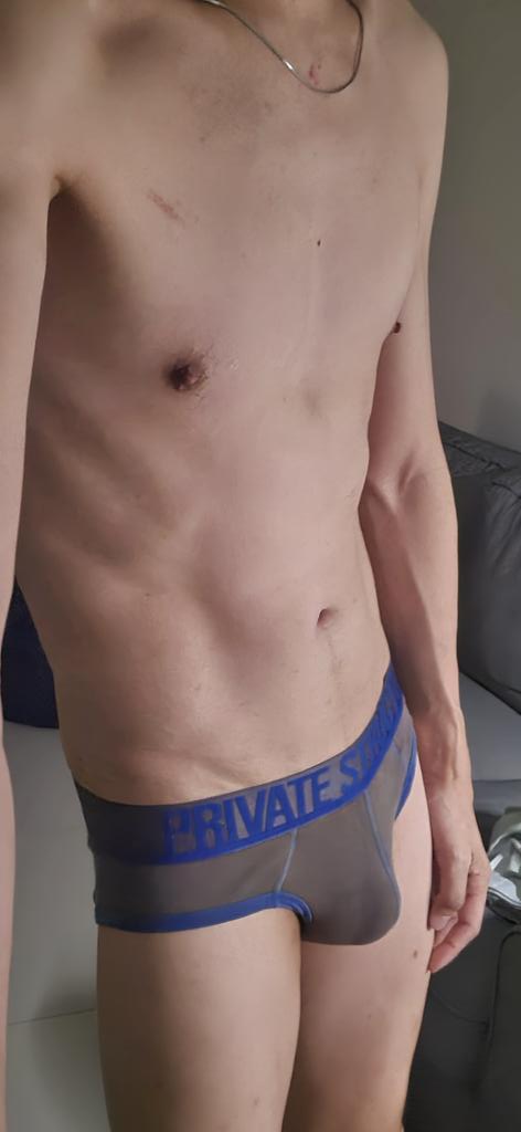 myhighcloud's tweet photo. Cum stained brief... would it double in value for those keen in collecting used underwear if it is twice cum stained by second person? https://t.co/JNdICY0nvm