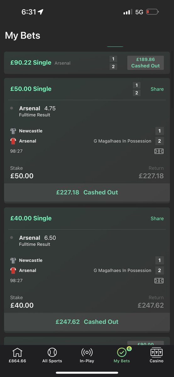 gitupjack's tweet image. Arsenal save the day