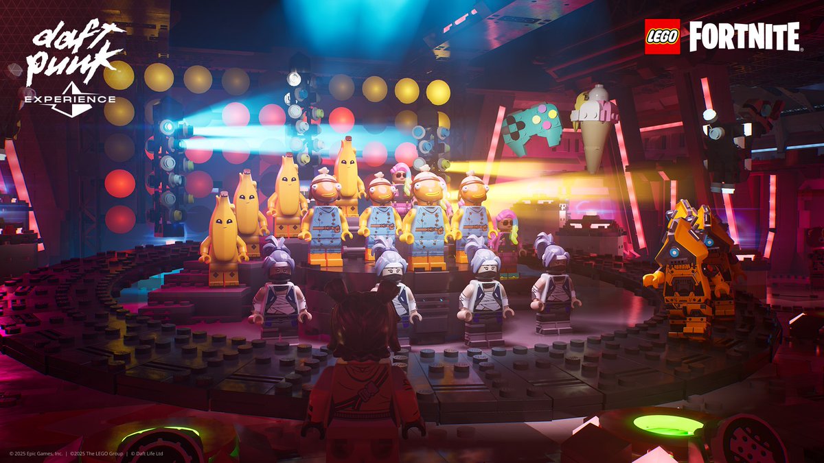 Eivor_Azar's tweet photo. VISTAZO A LA SALA DE LEGO DE DAFT PUNK EXPERIENCE

Aquí podrás crear tu propio video de Around The World
#Fortnite vía @NotPaloleaks https://t.co/Tn95jJntzE