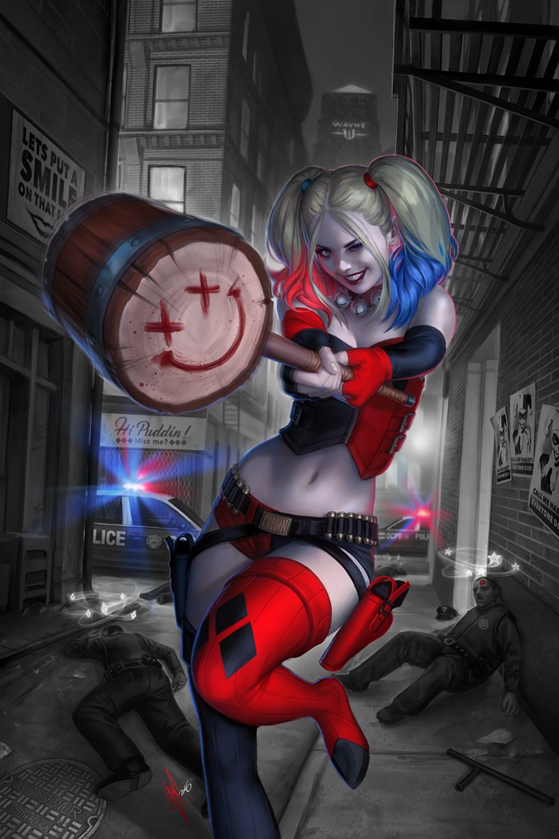 Green_LEDeity's tweet image. //okay, serious question

I know you all voted for the flame ghost character, but would you all be down for me doing a Harley Quinn takeover event instead? /Genq