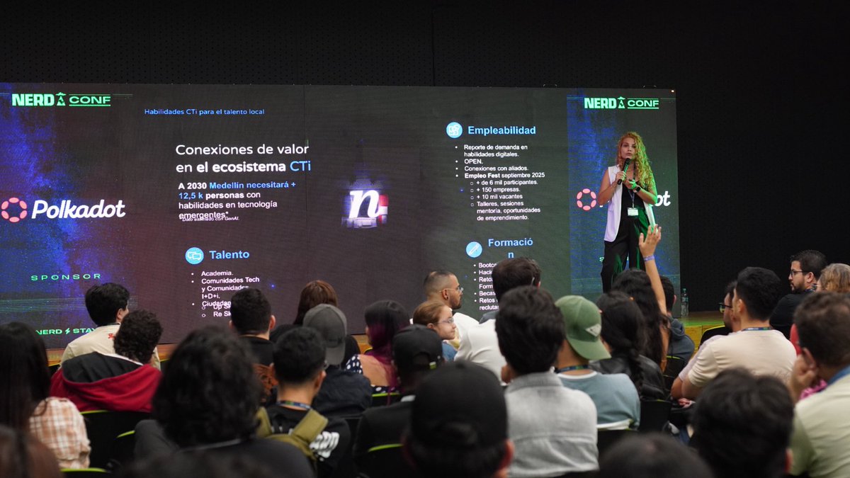 Ruta_N's tweet photo. 💥 Así se vivió @nerdconf_ar 2025  
IA, blockchain, arte digital y un coffee rave donde el código puso la música.  

Desde Ruta N conectamos talento tech, ideas innovadoras y ¡hasta un crypto bingo con premio en bitcoins! 🧠💸  

#RutaN #Nerdconf #TechCommunity https://t.co/Mg8bUkGBAt