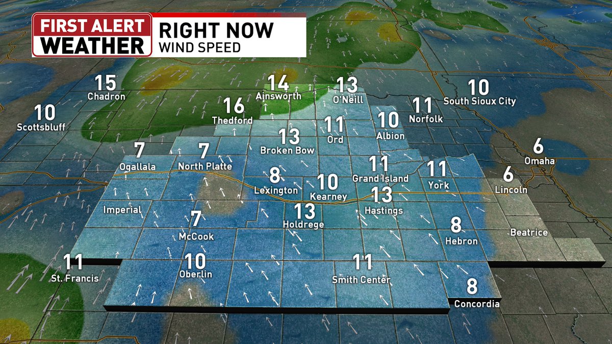 Temperatures are already starting to get back in the 80s around the region thanks to a south breeze.