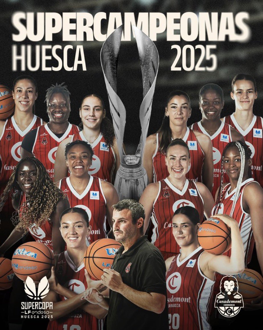 Supercampeonas, que orgullo de equipo <a href="/casademontBZ/">Casademont Zaragoza</a>