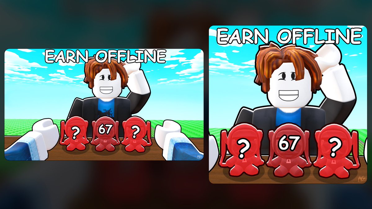 HIGH CTR/QPTR Thumbnail+Icon for an upcoming game! 👀

👉🚀DM me now and INCREASE your games stats today: atgtgfx

Likes and RTs are appreciated 💙

#ROBLOX #RobloxDev #robloxGFX #robloxart