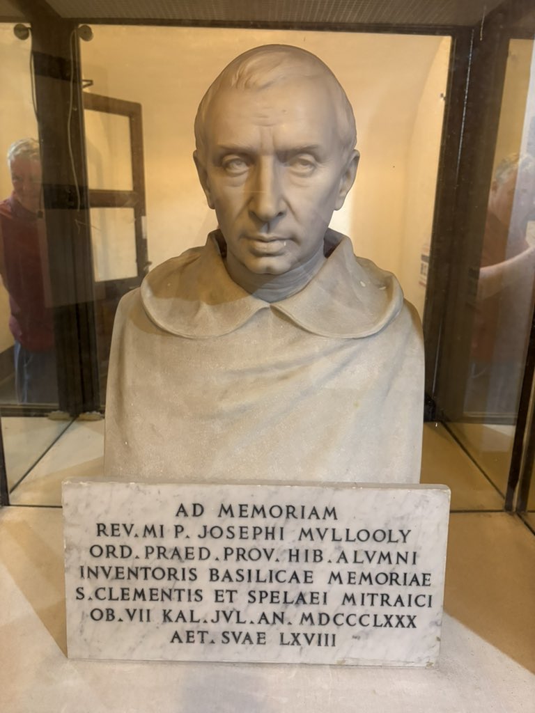 ciaranmullooly's tweet photo. International recognition at last for Father Joseph Mullooly -  an extraordinary Irish emigrant and Roman archaeologist. Well done Gabrielle and Fr Paul on the @RTEHistoryShow . A beautiful radio report  by @colmflynnire 🙏🙏 https://t.co/gTDB6sGCr4