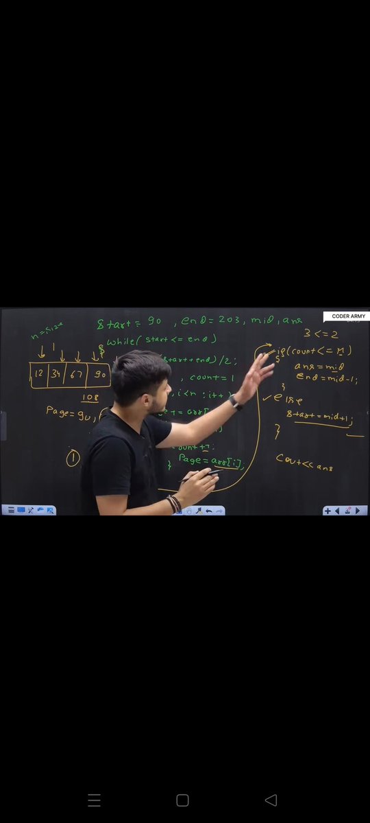 Navneetrajgupta's tweet image. Day 7/100 of #100DaysOfCode challenge is complete!
 Focused on revision and mastering tough binary search problems today. The Book Allocation problem was a great challenge but managed to do it. Step by step, we get better.
​ #DSA #BinarySearch #rohitnegi
#gfg #LearnInPublic