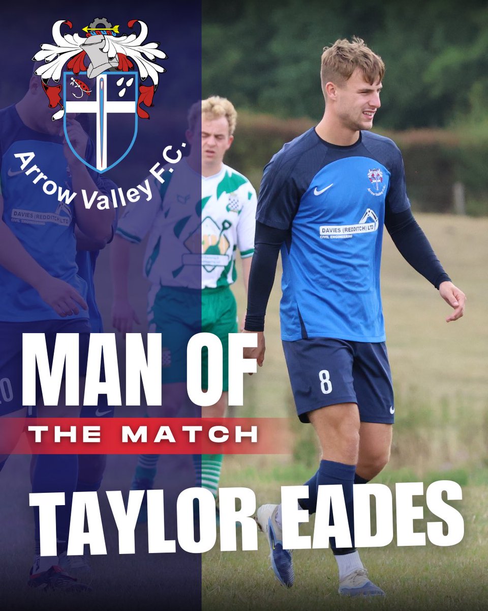 MOTM|

Taylor Eades picked up the MOTM award today. Had a big role to play in the middle of the park and put himself about for 90 minutes. Could of also got himself on the scoresheet but for a great save 🤝

#UpTheValley