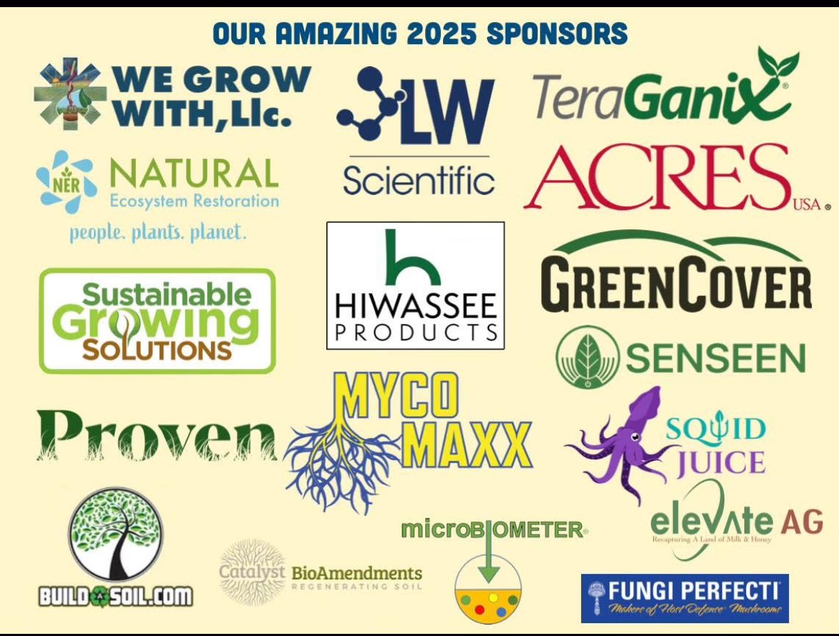 Join us Oct 1-5th!  I will be on the Biofertilizer Discussion Panel this Friday at 3pm.  We will be talking about AMF, N-Fixing Bacteria, etc and how these products translate to HUGE savings in fertilizer costs!  Learn how to Cut P and N costs as much as 50%!  #mycomaxx #bionyck