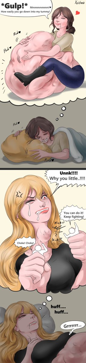 xeitma's tweet photo. After sharing silly facts series of my named preds, I thought that some of you might wanted to see Samesize Melissa or Macro/micro Rachel. Those two opposite preds are in dream. A happy dream for Mel, a Nightmare for Rachel. However, reality never changes! https://t.co/VlzV9PZwTJ