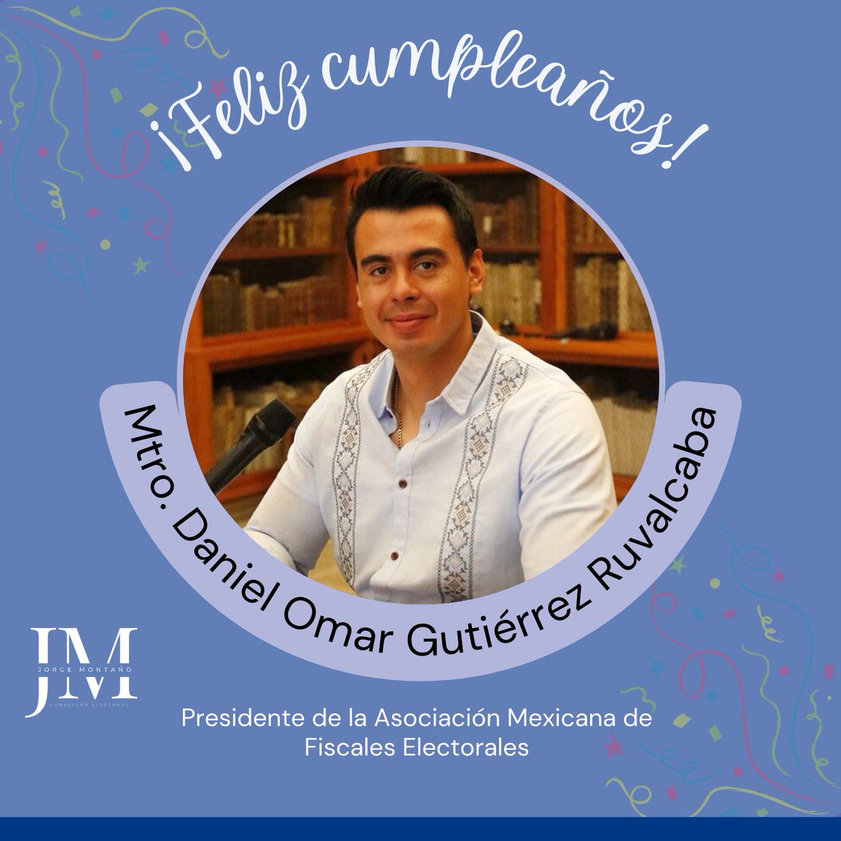 🥳 ¡Feliz cumpleaños, apreciado amigo Mtro. Daniel Omar Gutiérrez Ruvalcaba!

Que este nuevo año de vida esté lleno de alegrías, logros y grandes éxitos. 

¡Muchas felicidades! 🎉

<a href="/SDANIELGTZ/">DANIEL GTZ</a>
<a href="/AMFEMX/">Asociación Mexicana de Fiscales Electorales</a>
<a href="/Fede_Ags/">Fiscalía Electoral de Aguascalientes</a>