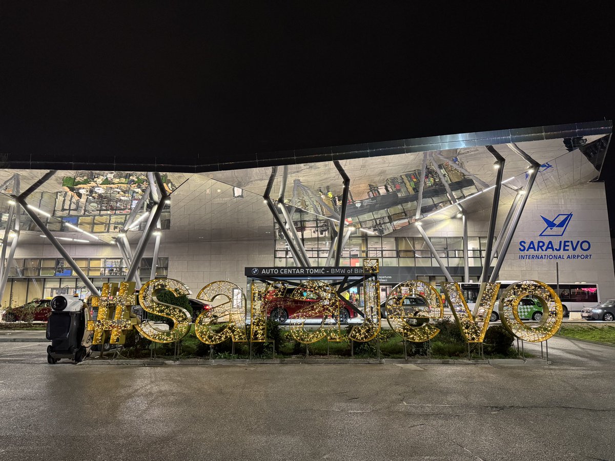 Always exciting to be in a new country. 

Greetings from Bosnia &amp; Herzegovina!