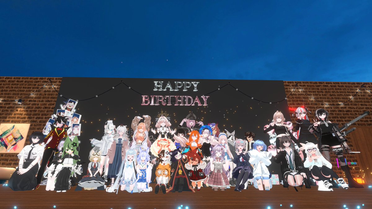 急な誕生会にも関わらず、たくさんの方に来ていただきありがとうございました！＾＾
たくさんのお祝いメッセージに感動していました！
本当にありがとうございました！！

PS.