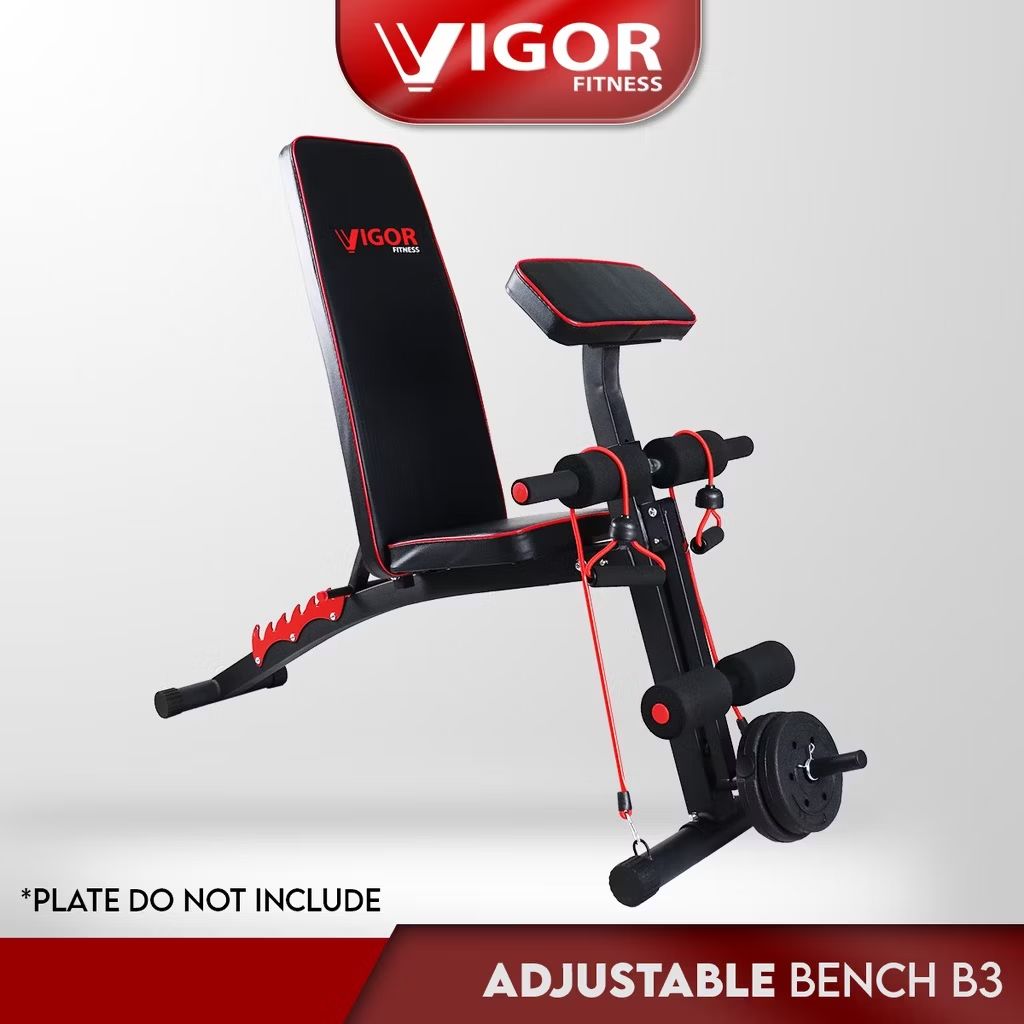 DeclearAj's tweet image. Check out Vigor Fitness Adjustable Dumbbell Bench Gym Bench B3 / Bangku Gim Dumbbell Boleh Laras B3 for RM227.05. Get it on Shopee now!#ShopeeID s.shopee.com.my/1qT0Hz5141?sha…