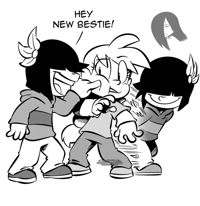 WE REACHED 35K!
So here's Mitsu and Momo meeting Erma's friends! 