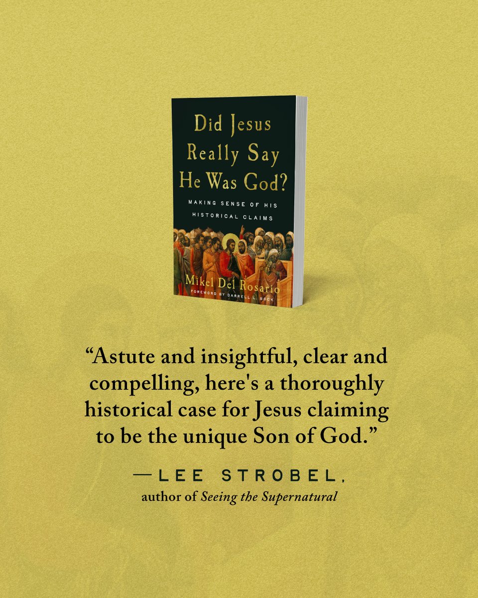 Big thanks to <a href="/LeeStrobel/">Lee Strobel</a> for his review of my debut #apologetics book on Jesus’ divine claim and deity. Start reading Did Jesus Really Say He Was God? today! apologeticsguy.com #book #books #newbook #author #christianbooks #apologeticsbook #history #god #sunday