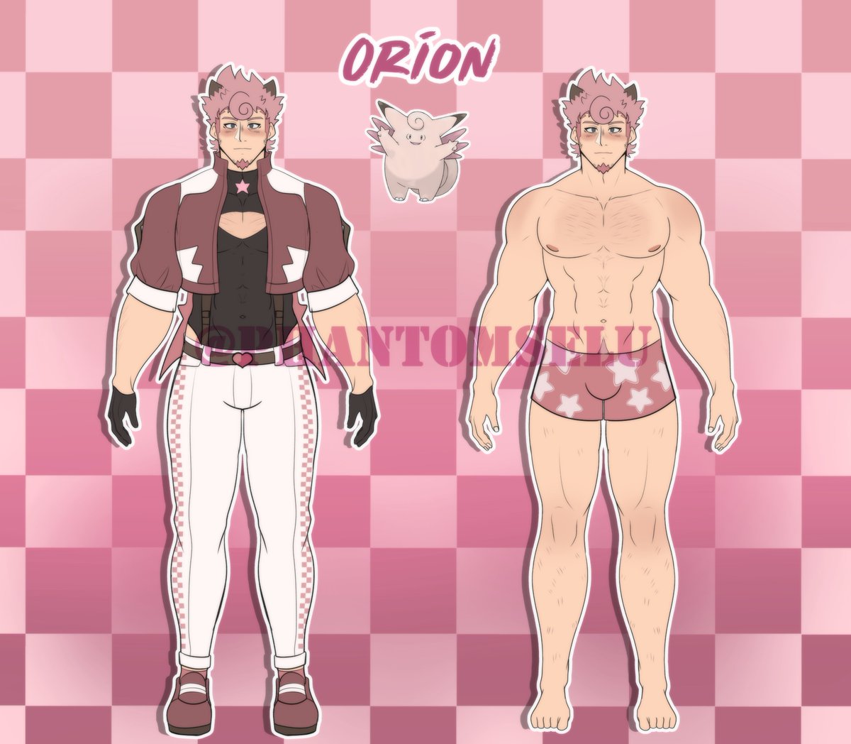 [Pokémon Gijinka] Orion the Clefable!!!