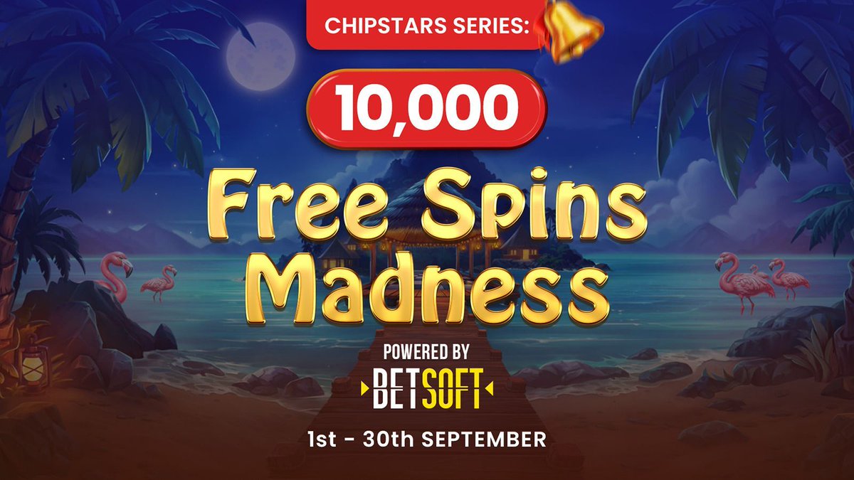 LAST CHANCE TO JOIN!!!
 
Play your favorite BetSoft slots, climb the leaderboard, and secure your prize.
 
How to Join:
• Log in or register at Chipstars
• Play any BetSoft game
• Earn 100 points for every €1 wagered
• Climb the leaderboard