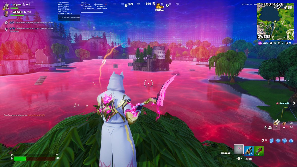 The lake has officially gotten its period