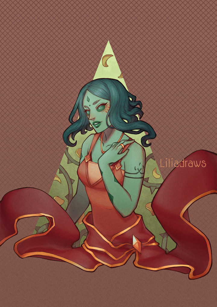 My OC Aquila! I'm doing a series of illustrations of my characters hehe! Three done, one left 💚

#illustration