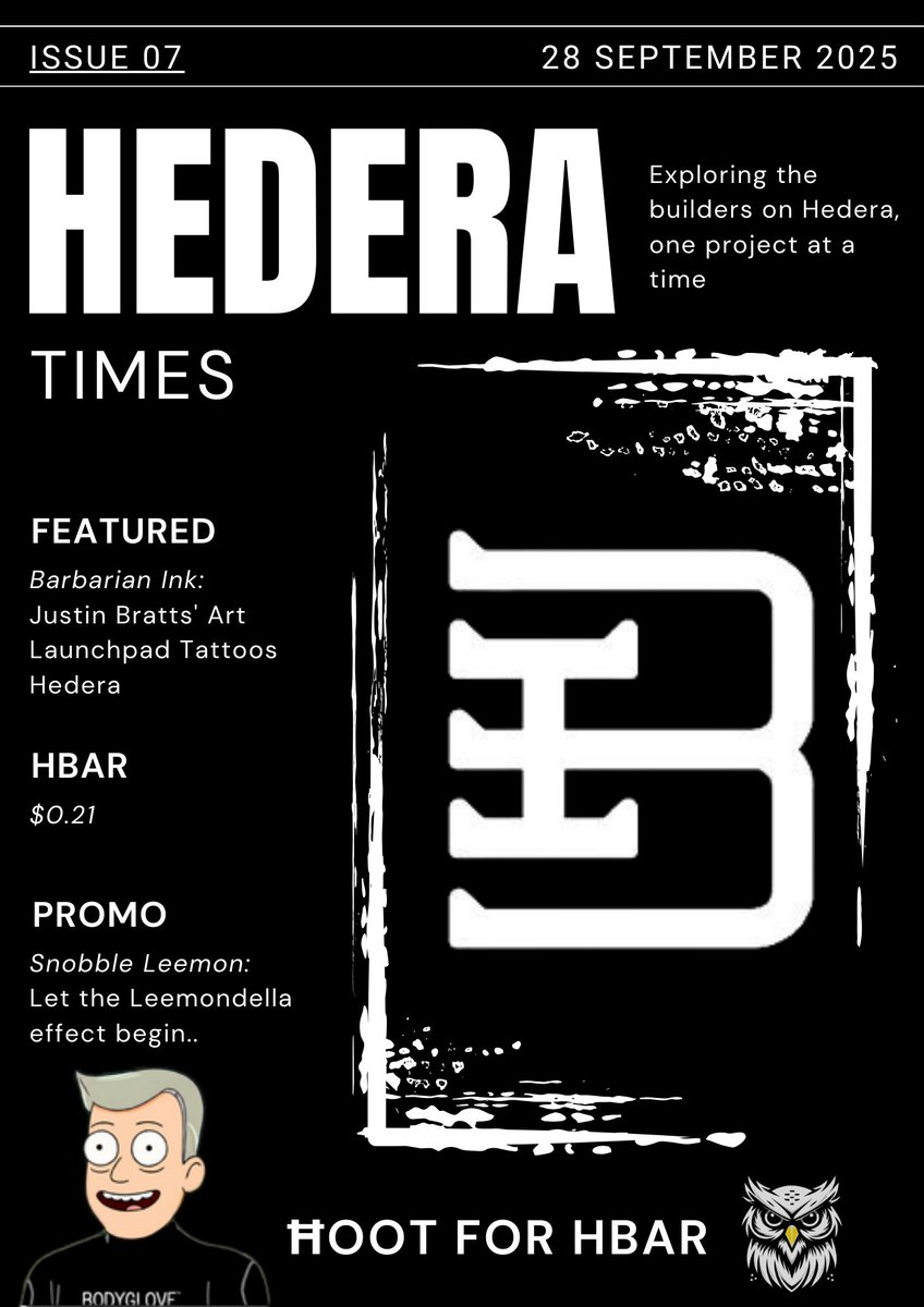 Hoot likes himself a little light reading on a Sunday, and we hope you do too. Issue 07 of the Times is out, and can be read here: heyzine.com/flip-book/236e… *Best viewed on PC with sound*

🦉Featured: Read up on what <a href="/Barbarian_INK/">| Barbarian Ink |</a> with <a href="/jmjustinmyers/">⚔️Jman|BarbarianInk⚔️</a>  is busy with and has in the