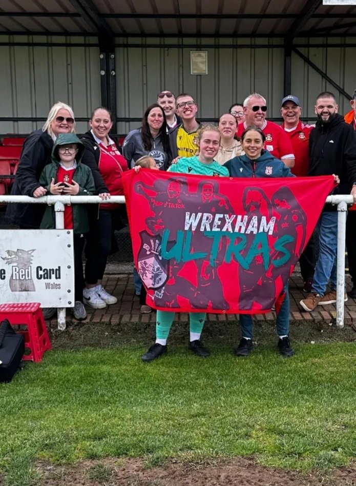 Cracking game from <a href="/WrexhamAFCWomen/">Wrexham AFC Women</a> 
Jenny Sugarmans red and white army 💪❤️
