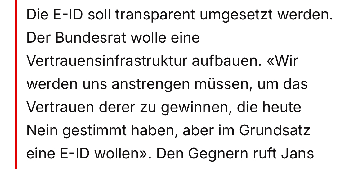 Vertrauensinfrastruktur...? ..in your ass🖕                #eIDNEIN #Bundesrat #abstimmung