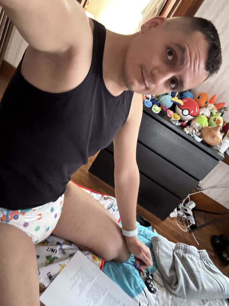 In my last Mega Critter Caboose and about to go grocery shopping for my new workout routine starting October. #diaperboi #abdlboy #gayabdl #chastity