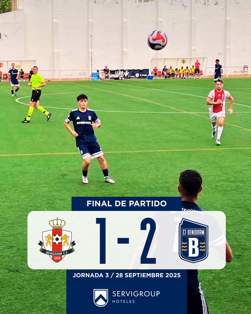 RCFBenidorm's tweet photo. 🆕⚽ VICTORIA (1-2) en 📍Benigànim - Lliga Comunitat. @coboas marcó en el '6 y gol de @_davialexandre_ en el ‘66. Triunfo para el #CFBenidorm. ¡Seguimos! 💙💪🏽

#ILoveCFBenidorm #YoEstabaAllí https://t.co/x9T0zJ3TuO