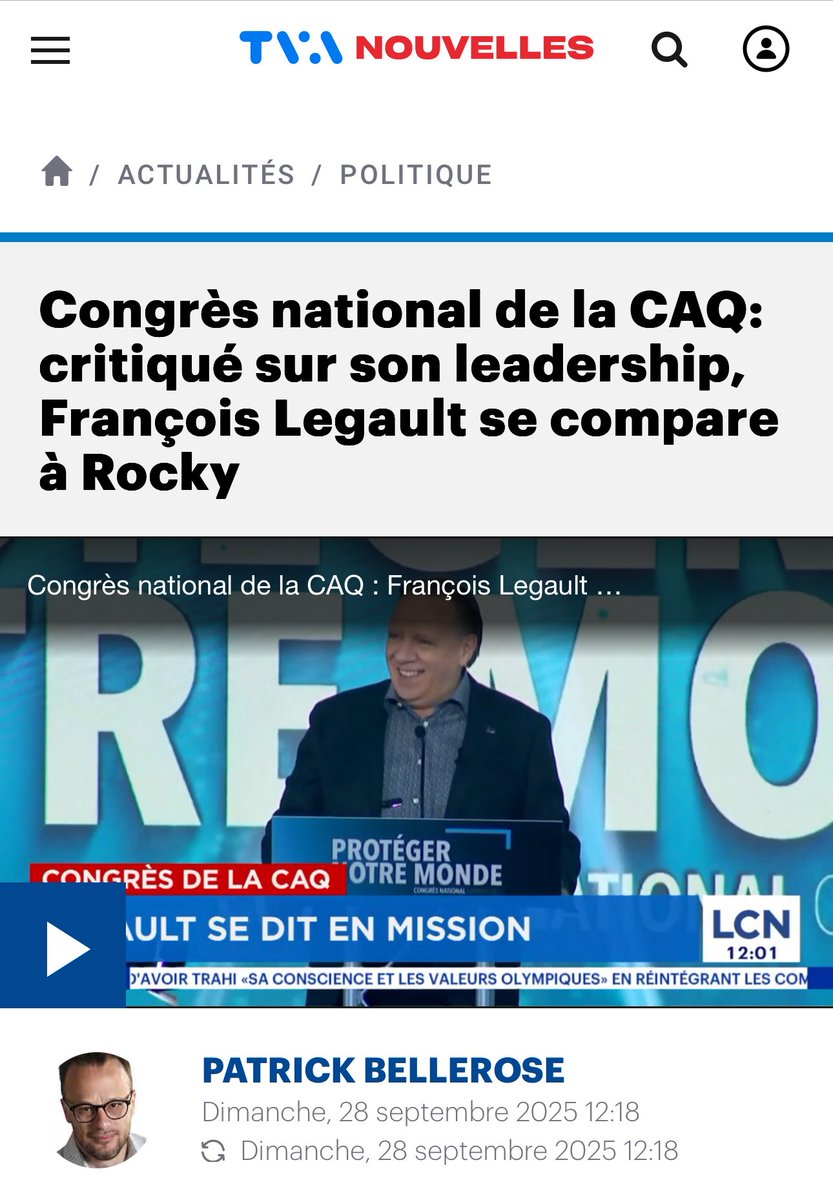 E_Duhaime's tweet photo. François Legault se prend maintenant pour Rocky…🤦‍♂️

Monsieur Legault, si vous êtes aujourd’hui au plancher semi-knocké, ce n’est ce n’est pas parce qu’un boxeur américain ou russe vous a frappé. 🥊 

C’est simplement parce que ça fait 7 longues années que vous reniez vos engagements et appauvrissez les Québécois.