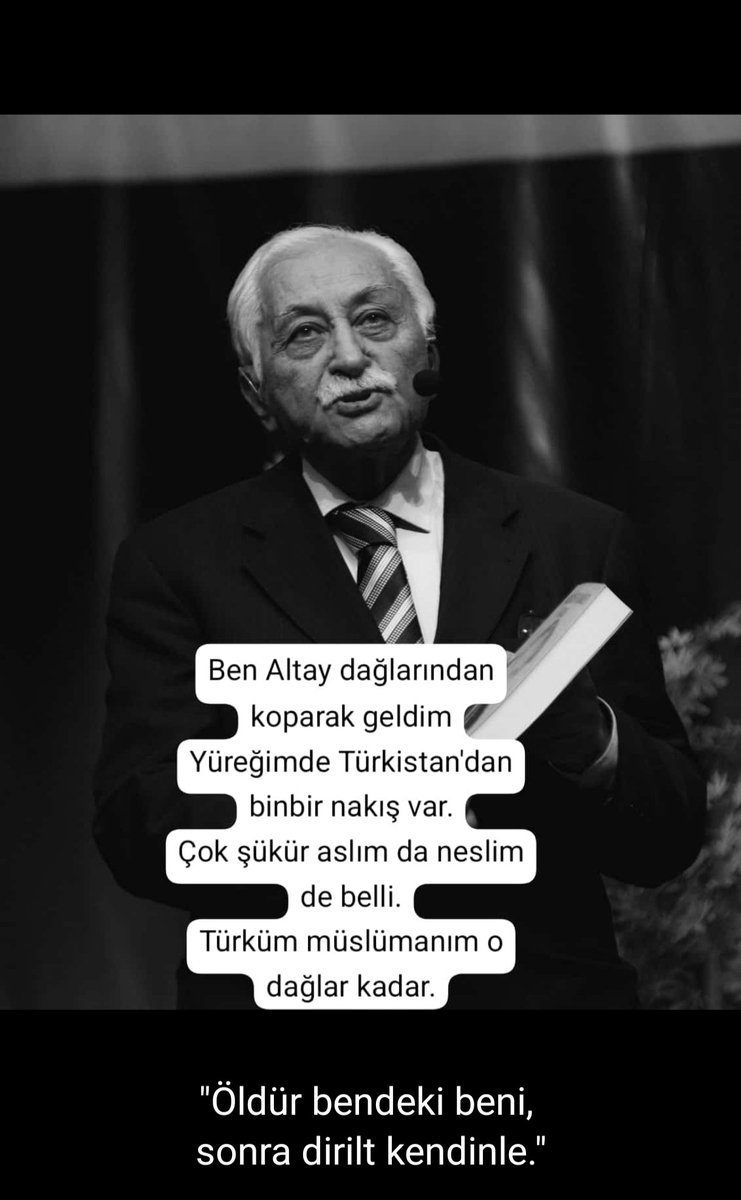 "Öldür bendeki beni,
sonra dirilt kendinle."
mekanın cennet olsun #YavuzBülentBakiler